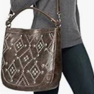 Brown Patterned Women's Bag